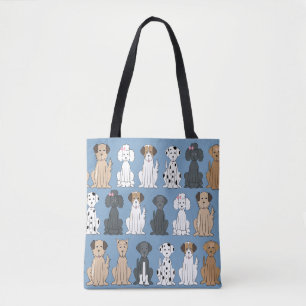 Cute Pet Hund Whimsical Modern Simple Stil Tygkasse