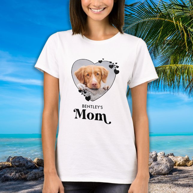 Cute Pet Mamma Photo Anpassningsbar Hund T Shirt (Skapare uppladdad)