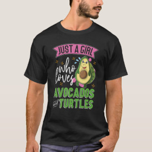 Cute Pet Owner är bara en flicka som Kärlek Avocad T Shirt