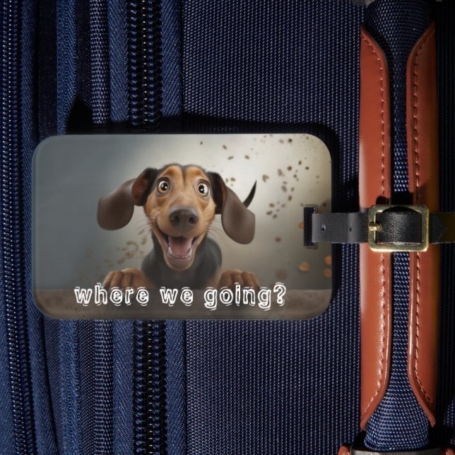 Cute Pet Photo Bagagebricka (Framsida Insitu 4)
