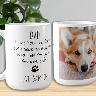 Cute Pet Photo Hund Pappa Coffee Mugg