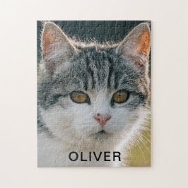 Cute Pet Photo Namn Pussel