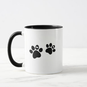 Cute Pet Tass Graphic Mugg; Novelty Cat, Hundälska Mugg