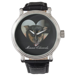 Cute Pet Watch |Anpassningsbar Photo & Namn Wrist  Armbandsur