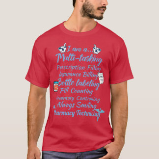 Cute Pharmacists Gift Design Pharmacy Tech Medical T Shirt