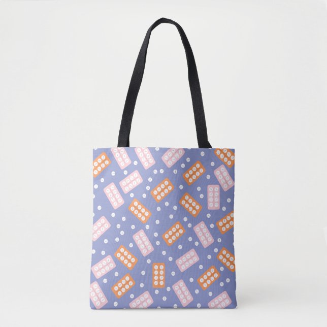 Cute Pharmacy Tech Tote Bag Tygkasse (Framsida)