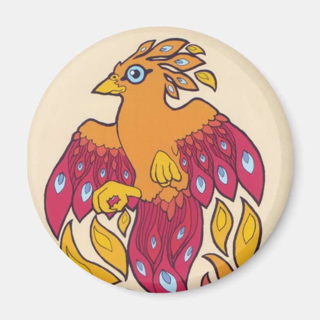 Cute Phoenix Magnet (Framsidan)