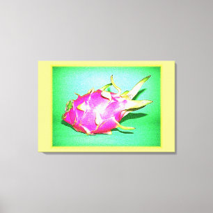 Cute Photo "Bright Dragon Fruit". Köp nu Canvastryck