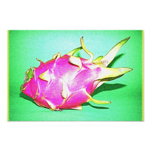 Cute Photo "Bright Dragon Fruit". Köp nu Fototryck (Framsidan)