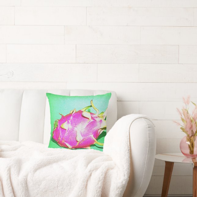 Cute Photo "Bright Dragon Fruit". Köp nu Kudde (Soffa)
