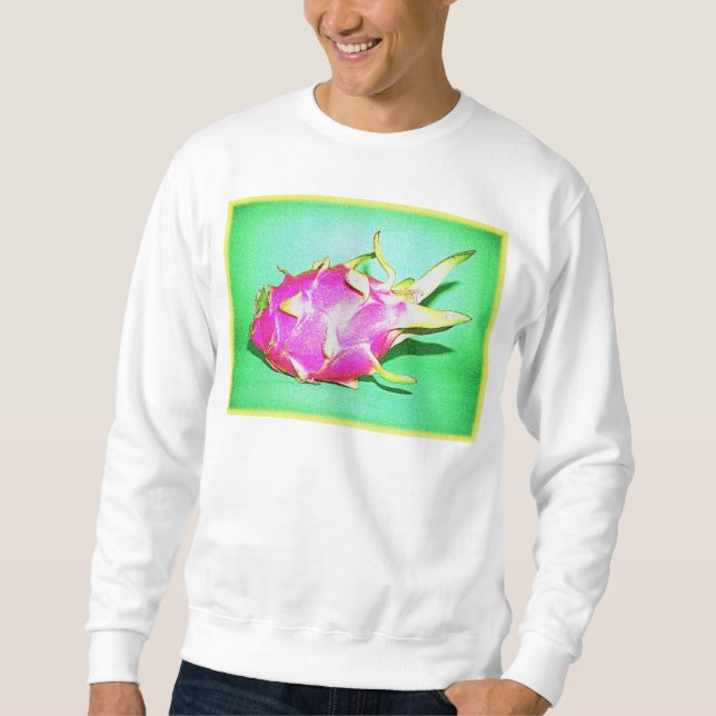 Cute Photo "Bright Dragon Fruit". Köp nu Lång Ärmad Tröja (Framsida)