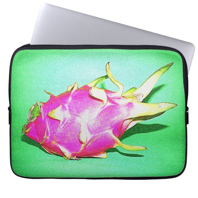 Cute Photo "Bright Dragon Fruit". Köp nu Laptop Fodral (Framsidan)