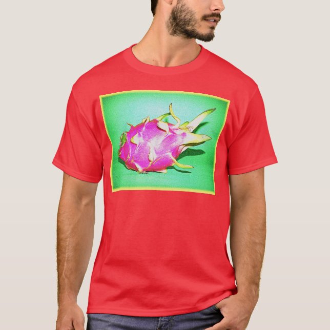 Cute Photo "Bright Dragon Fruit". Köp nu T Shirt (Framsida)