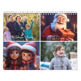 Cute Photo Family Årskalender Kalender