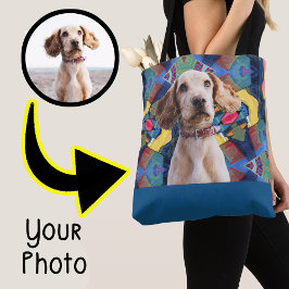 Cute Photo Pet Hund Gift for Mamma Puppy Älskare G Tygkasse