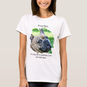Cute Photo - Proud Hund Mamma T Shirt