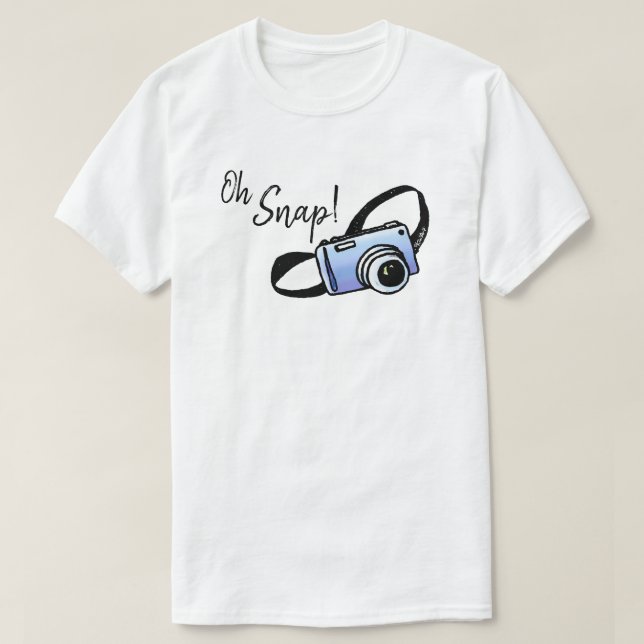 Cute Photographer T-Shirt (Design framsida)