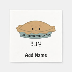Cute Pi-dagen 3.14 Pappersservett