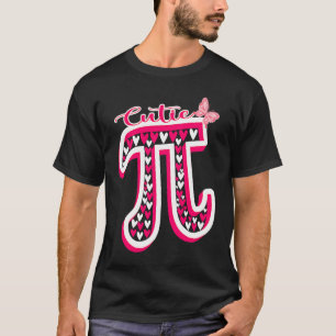 Cute Pi Day Math Day Lacher Women tjejer Cutie Pi T Shirt