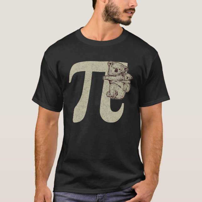 Cute Pi Day Mathematics  Cutie Pie Baby Koala Love T Shirt (Framsida)
