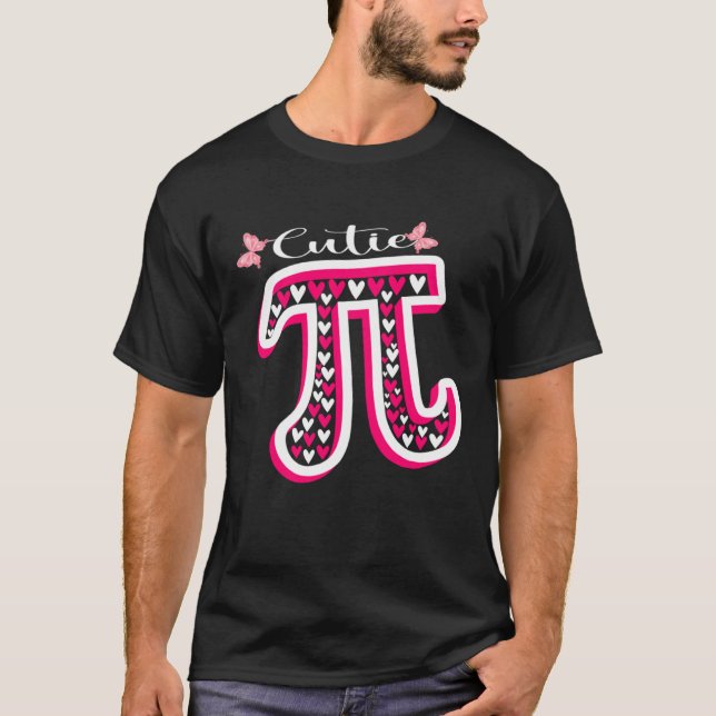 Cute Pi Valentines Day Pi Day Math Day Teacher Wom T Shirt (Framsida)