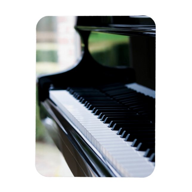 Cute Piano Artwork Magnet (Vertikal)