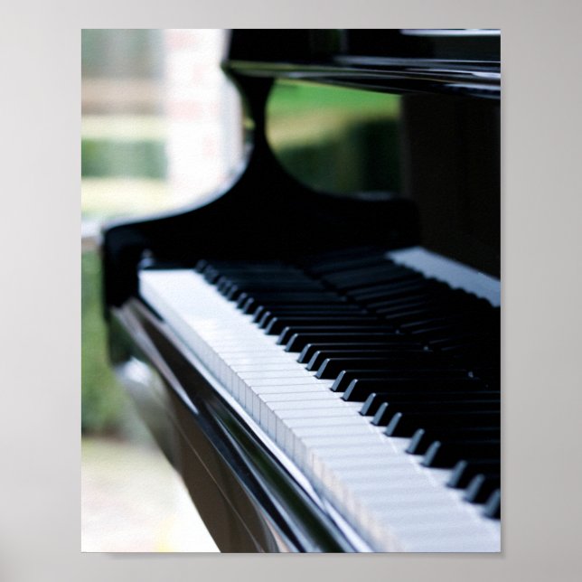 Cute Piano Artwork Poster (Framsidan)