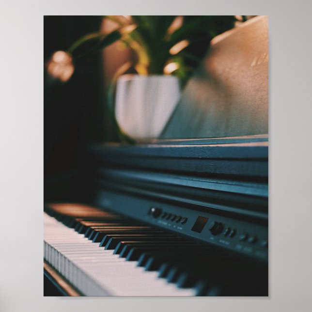 Cute Piano Artwork Poster (Framsidan)