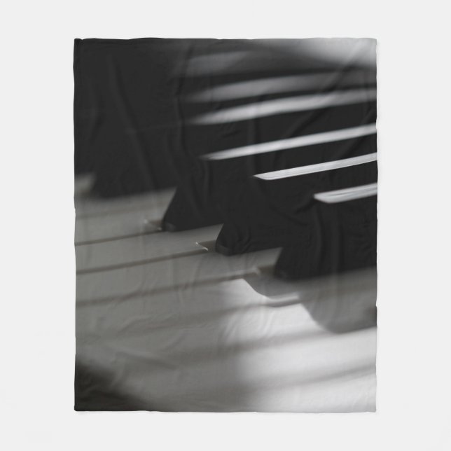 Cute Piano Fleecefilt (Framsidan)