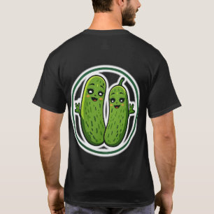 Cute Pickle Couple Rolig Kawaii Pickles T-Shirt fö