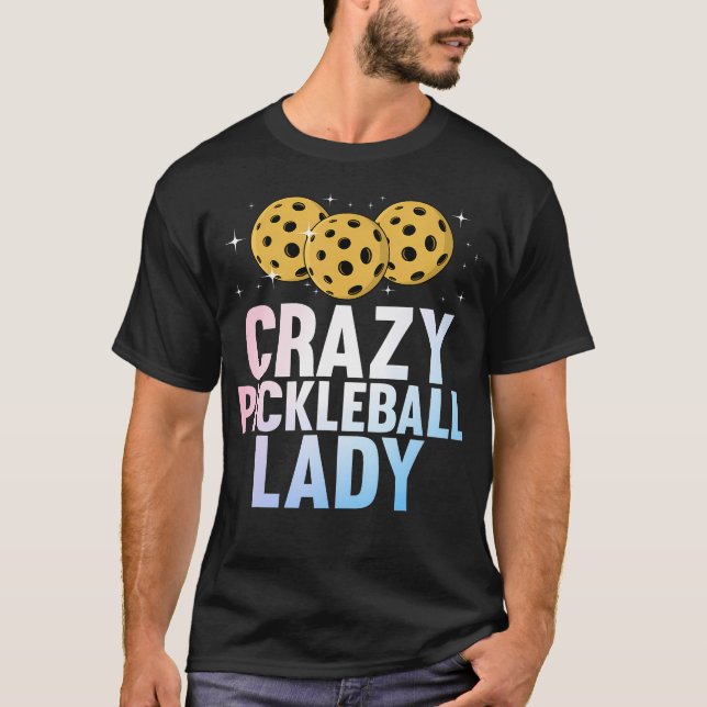 Cute Pickleball Art For Women Mom Grandma Pickle B T Shirt (Framsida)