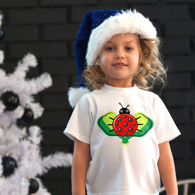 🐞 Cute pickleball ladybug Baby T-Shirt (Skapare uppladdad)