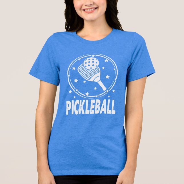 Cute Pickleball Paddle och Pickleball T Shirt (Framsida)