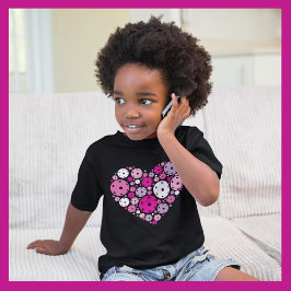 Cute Pickleball 💘 Valentines småbarn T Shirt
