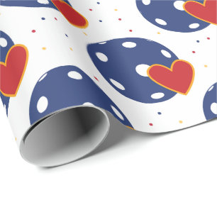Cute-picklebollar med små hjärtan presentpapper