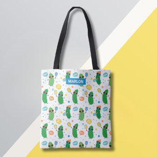 Cute Pickles spelar Pickleball Tygkasse