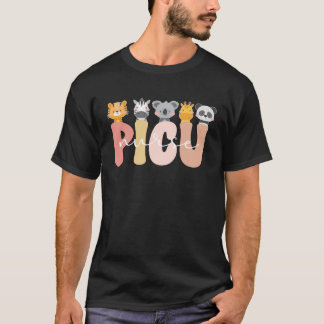 Cute PICU Nurse Pediatric Intensive Care Unit T Shirt