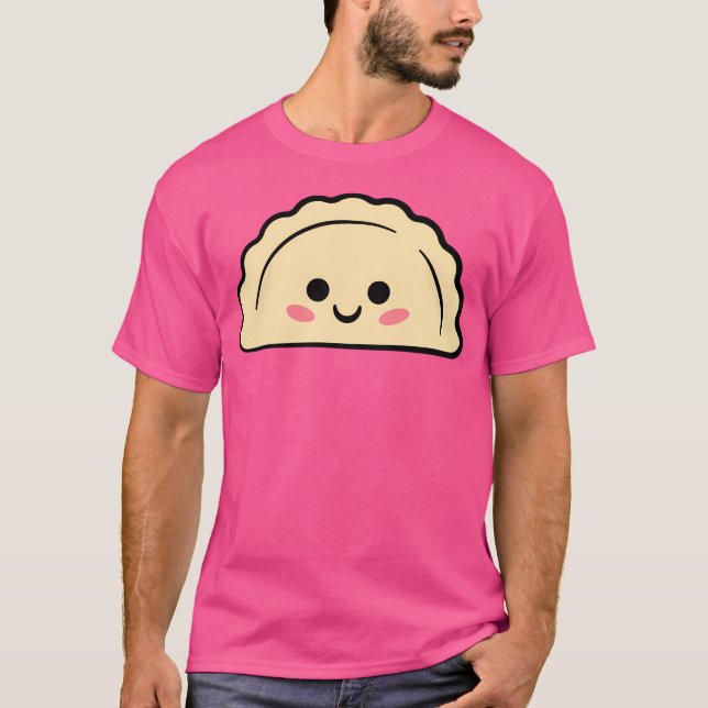 Cute Pierogi Kawaii polsk design T Shirt (Framsida)