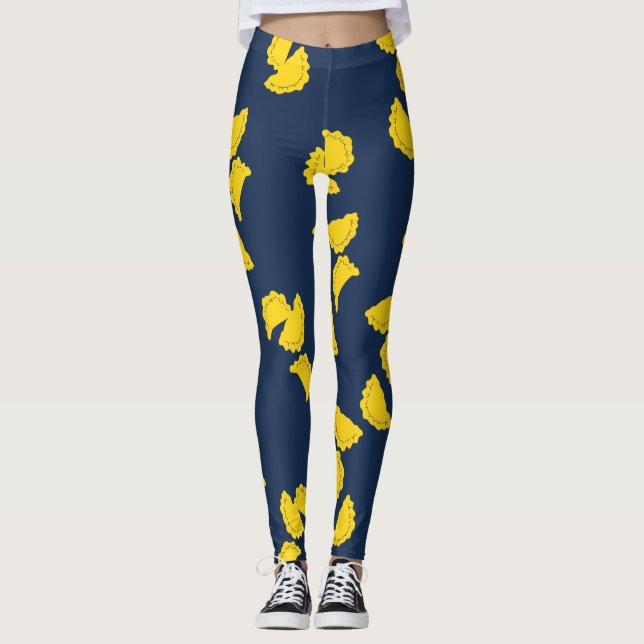 Cute Pierogi Leggings (Framsida)