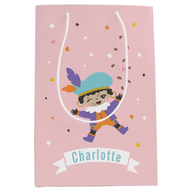 Cute Pietje med namn och pepernoten (Framsidan)