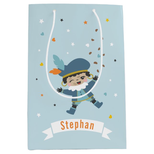 Cute Pietje med namn och pepernoten (Framsidan)