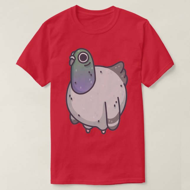 Cute Pigeon 15 T Shirt (Design framsida)