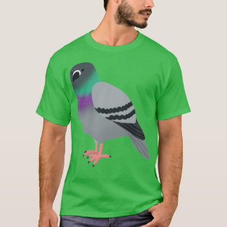Cute Pigeon Cartoon T Shirt