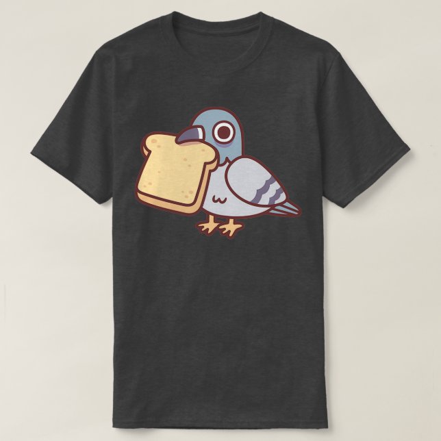 Cute Pigeon med fack 1 T Shirt (Design framsida)