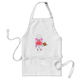 Cute Piggie Baker Standard Apron Förkläde