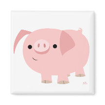 Cute piggy magnet