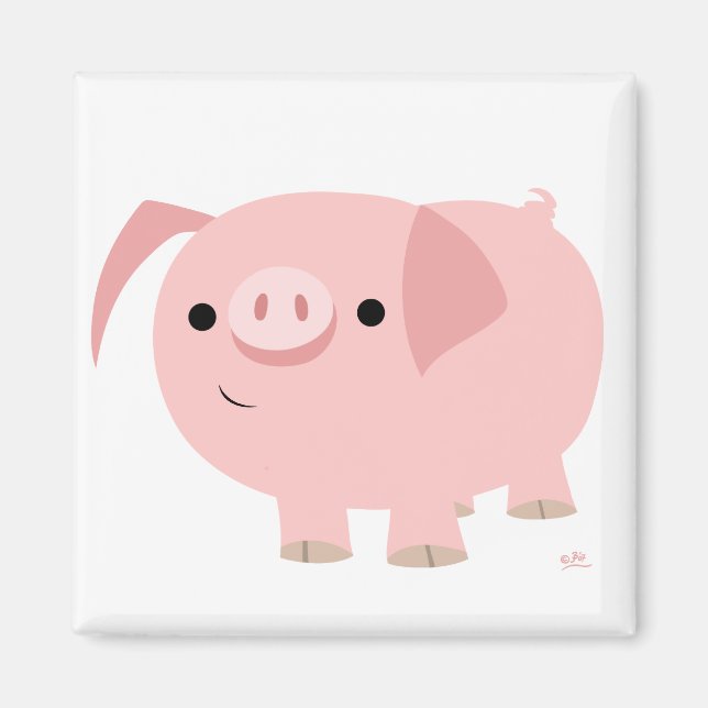 Cute piggy magnet (Framsidan)