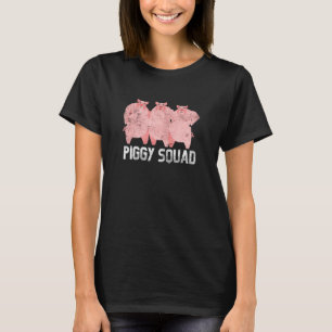 Cute Piggy Squad Farmers Animal Grisar Farming Gru T Shirt