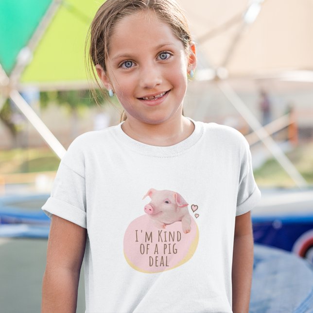Cute Piglet - jag är typ en Gris-affär T Shirt (Skapare uppladdad)
