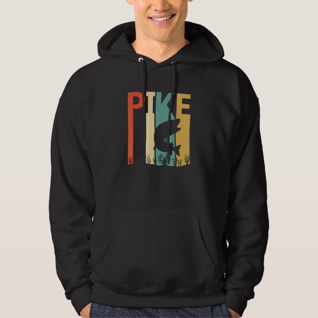 Cute Pike Animal Hoodie (Framsida)
